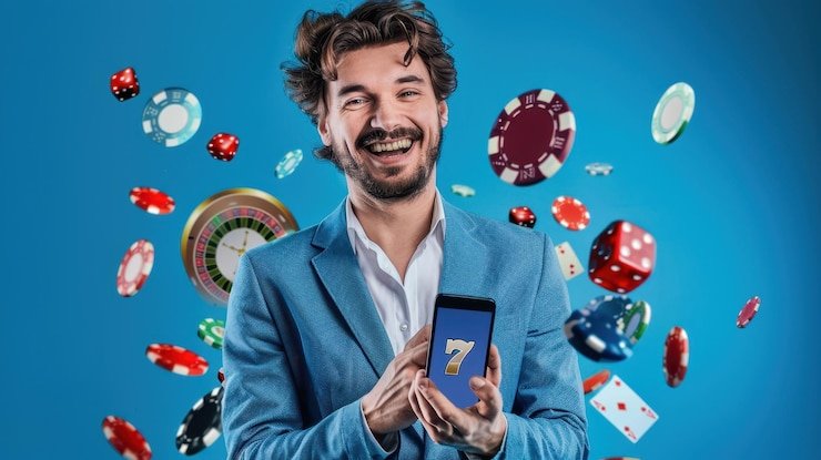 Bangladesh mobile user reading animal slot game content on okz